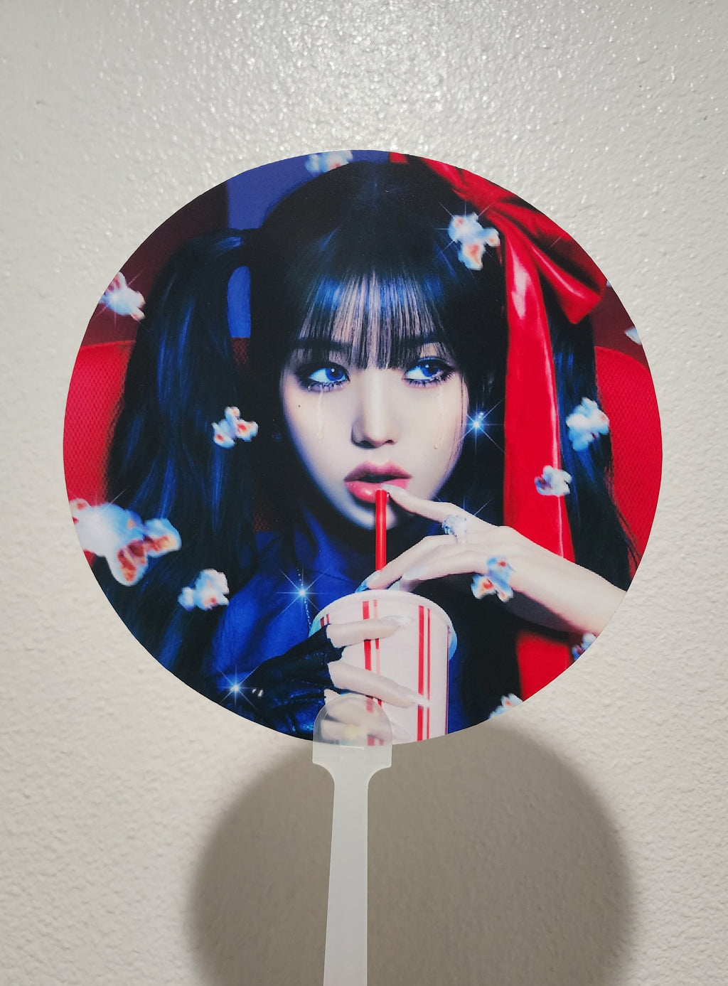 IVE "Baddie" Non-Transparent Fan / Picket / Image Picket / Kpop Bias Picket / Kpop Bias Flag / Kpop Name Sign