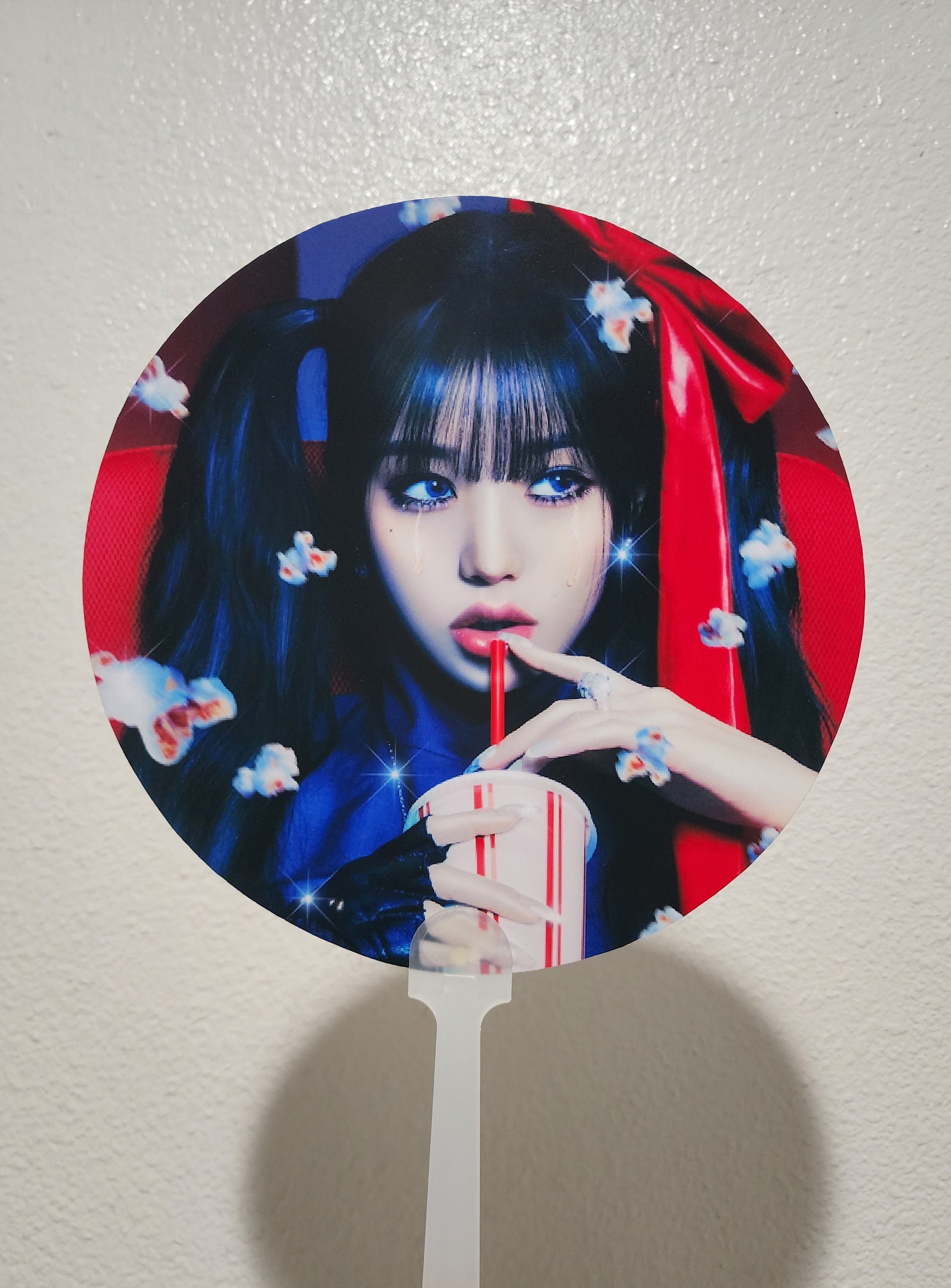 IVE "Baddie" Non-Transparent Fan / Picket / Image Picket / Kpop Bias Picket / Kpop Bias Flag / Kpop Name Sign