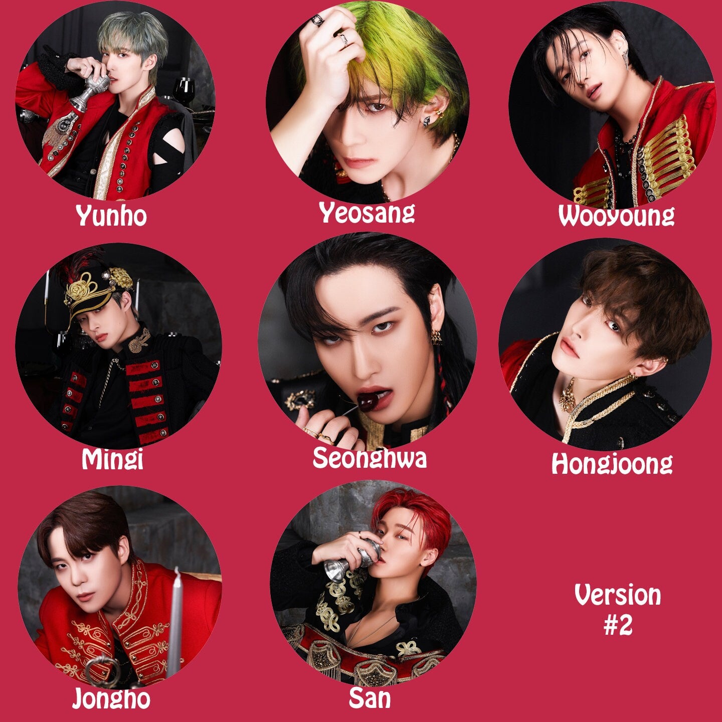 Ateez "The World EP.Fin: Will" Member Keychain / Kpop Bias Keychain / Kpop Merch