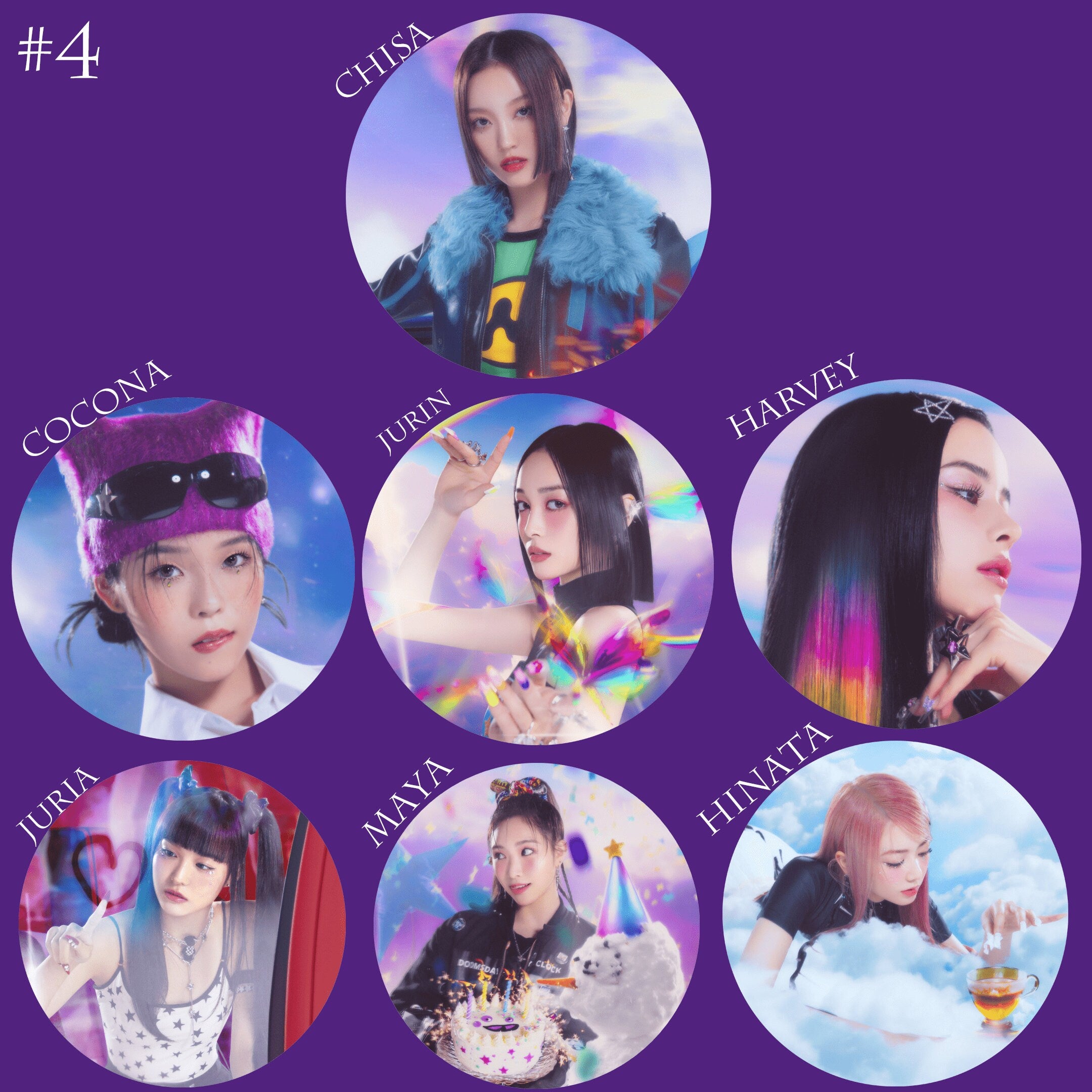 XG "Shooting Star" Member Keychain