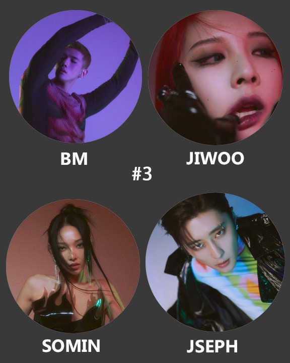 KARD "Icky" Pinback Buttons / Kpop Buttons / Kpop Bias Pin