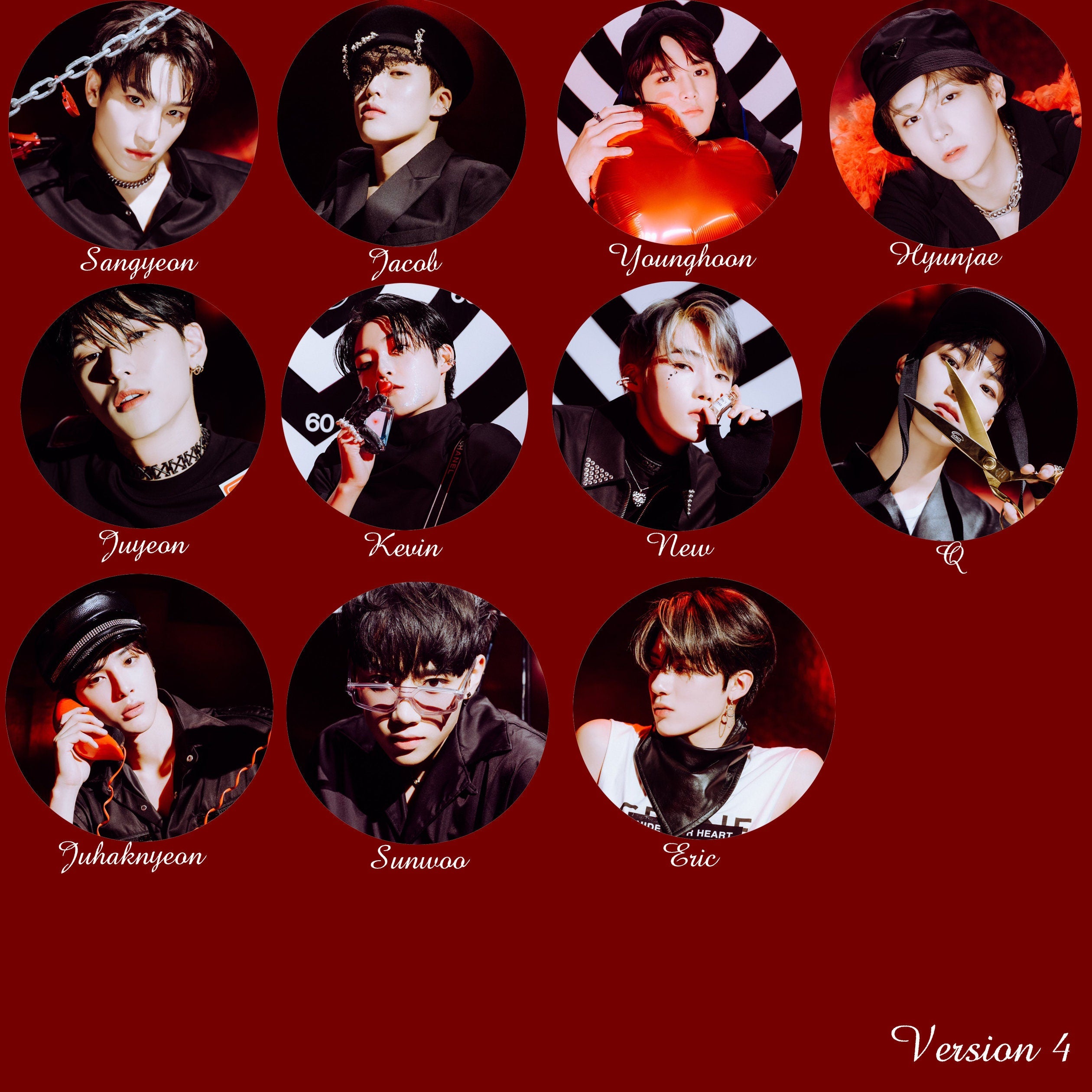 The Boyz "Chase" Non-Transparent Fan / Picket / Image Picket / Kpop Bias Picket / Kpop Bias Flag / Kpop Name Sign