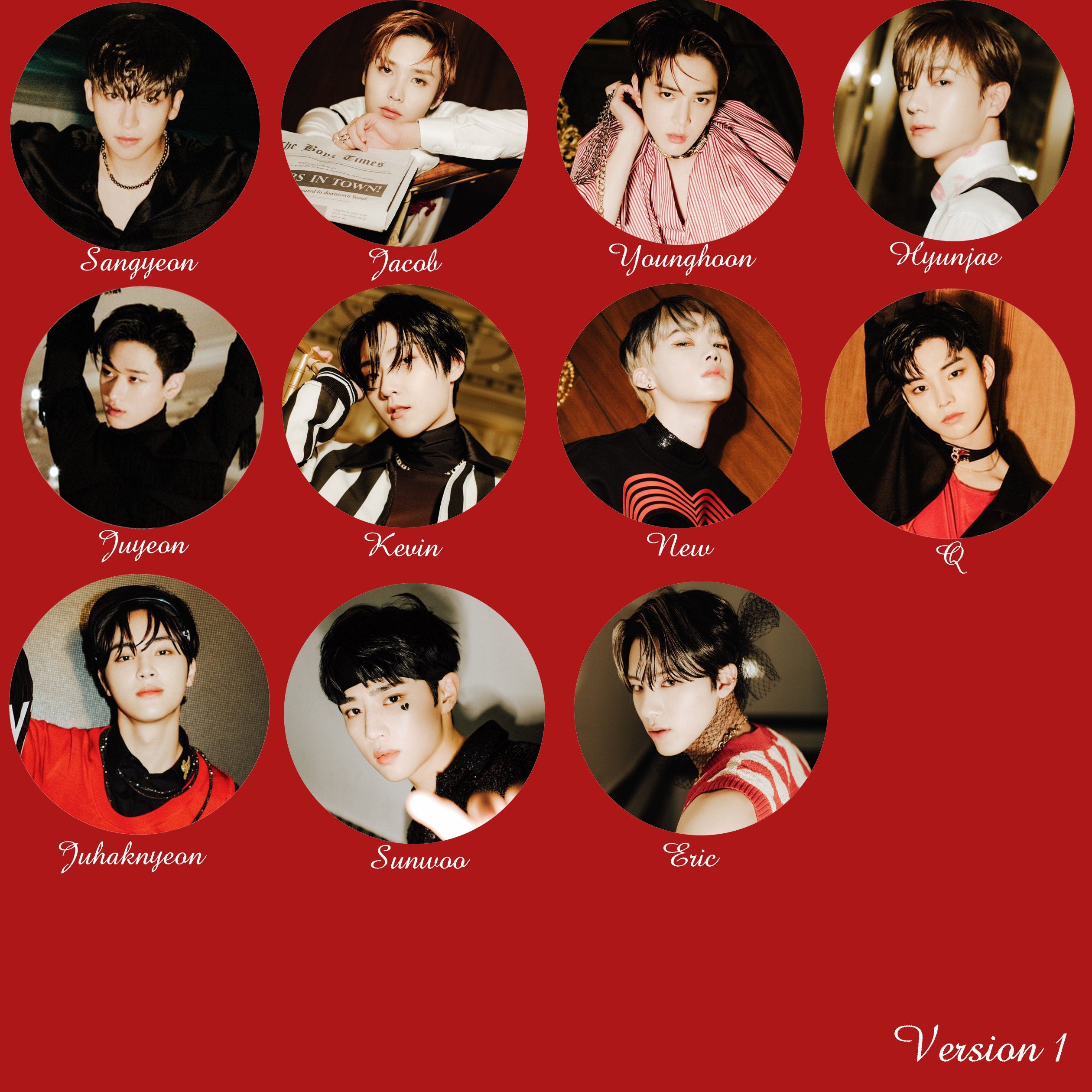 The Boyz "Chase" Non-Transparent Fan / Picket / Image Picket / Kpop Bias Picket / Kpop Bias Flag / Kpop Name Sign