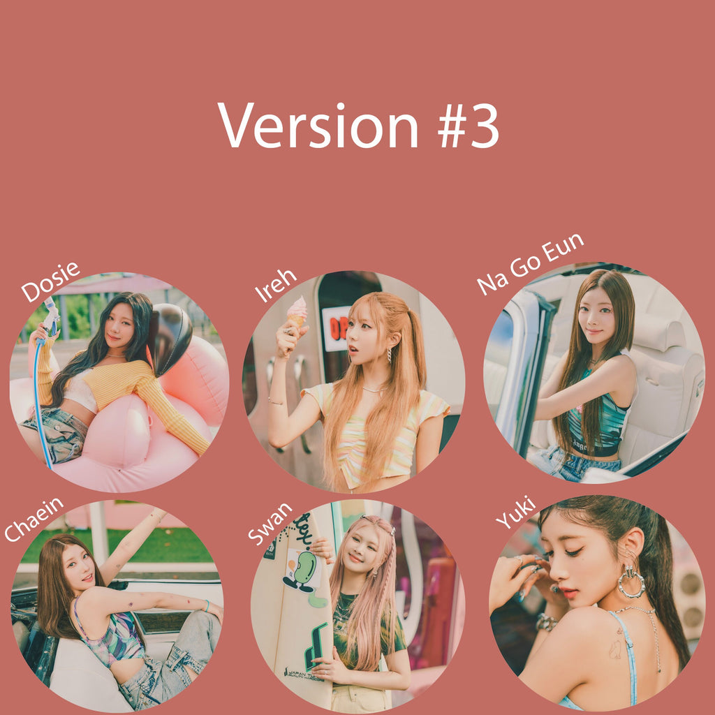 Purple Kiss "FESTA" Pinback Buttons / Kpop Buttons / Kpop Bias Pin