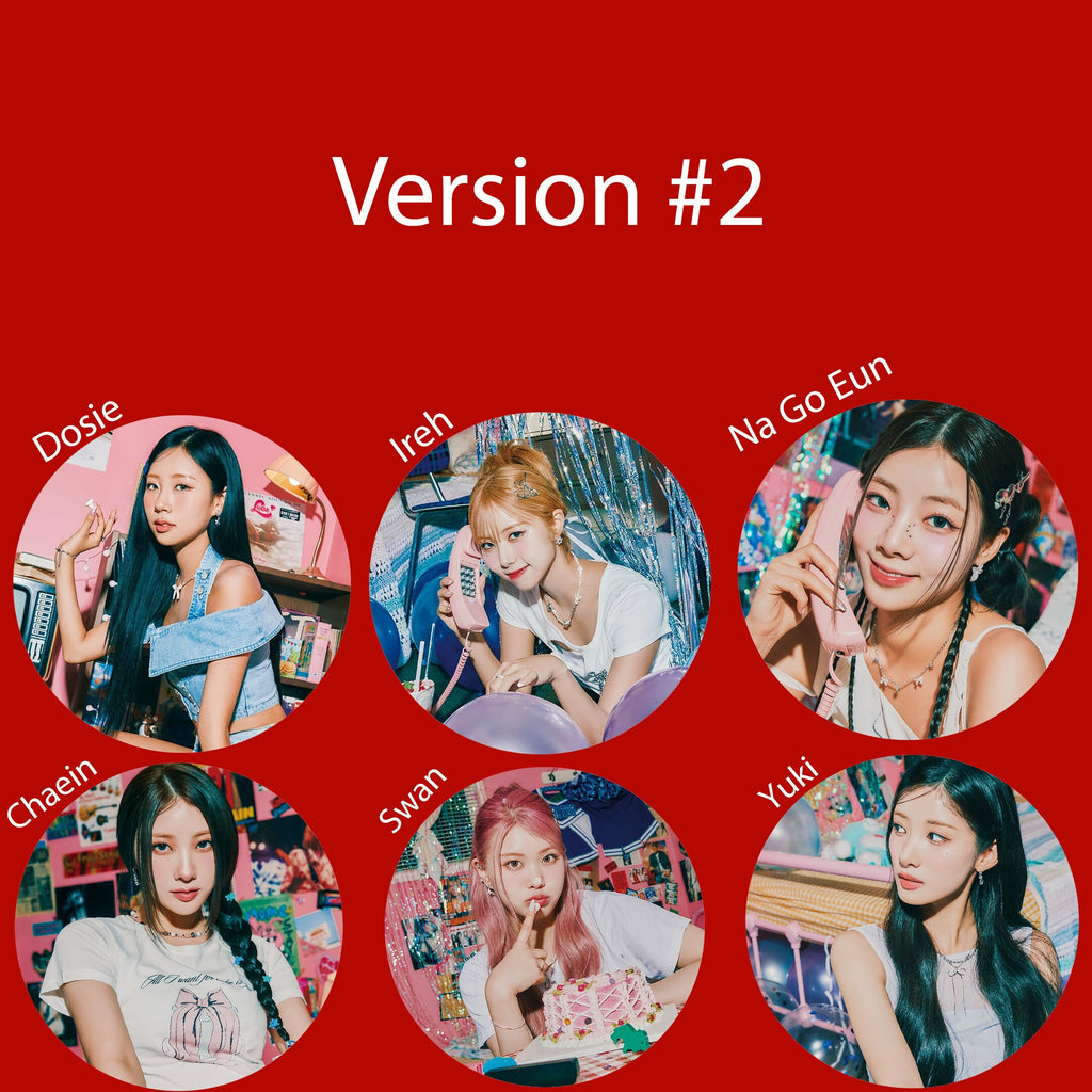 Purple Kiss "FESTA" Pinback Buttons / Kpop Buttons / Kpop Bias Pin