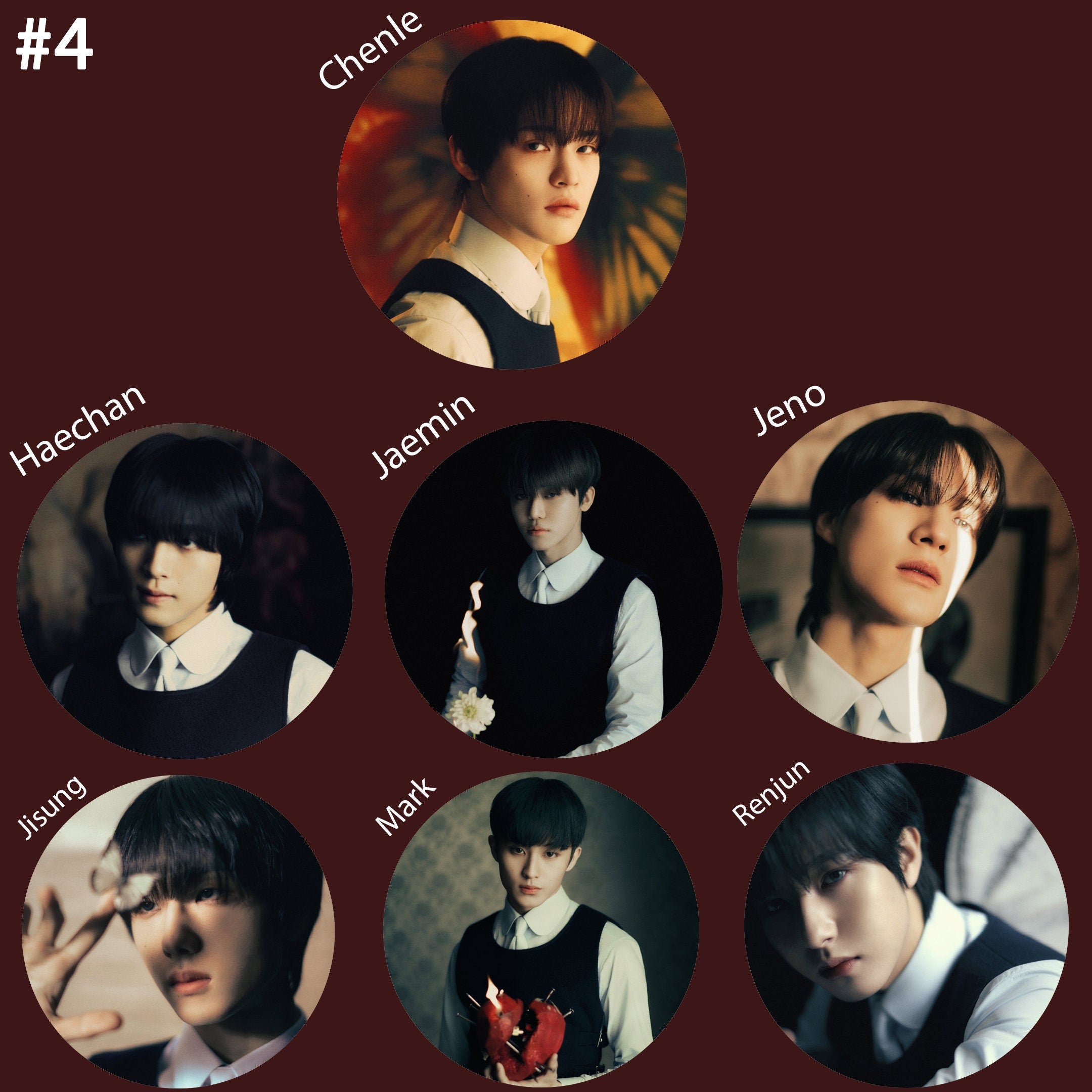 NCT Dream "Dreamscape" Pinback Buttons / Kpop Buttons / Kpop Bias Pin