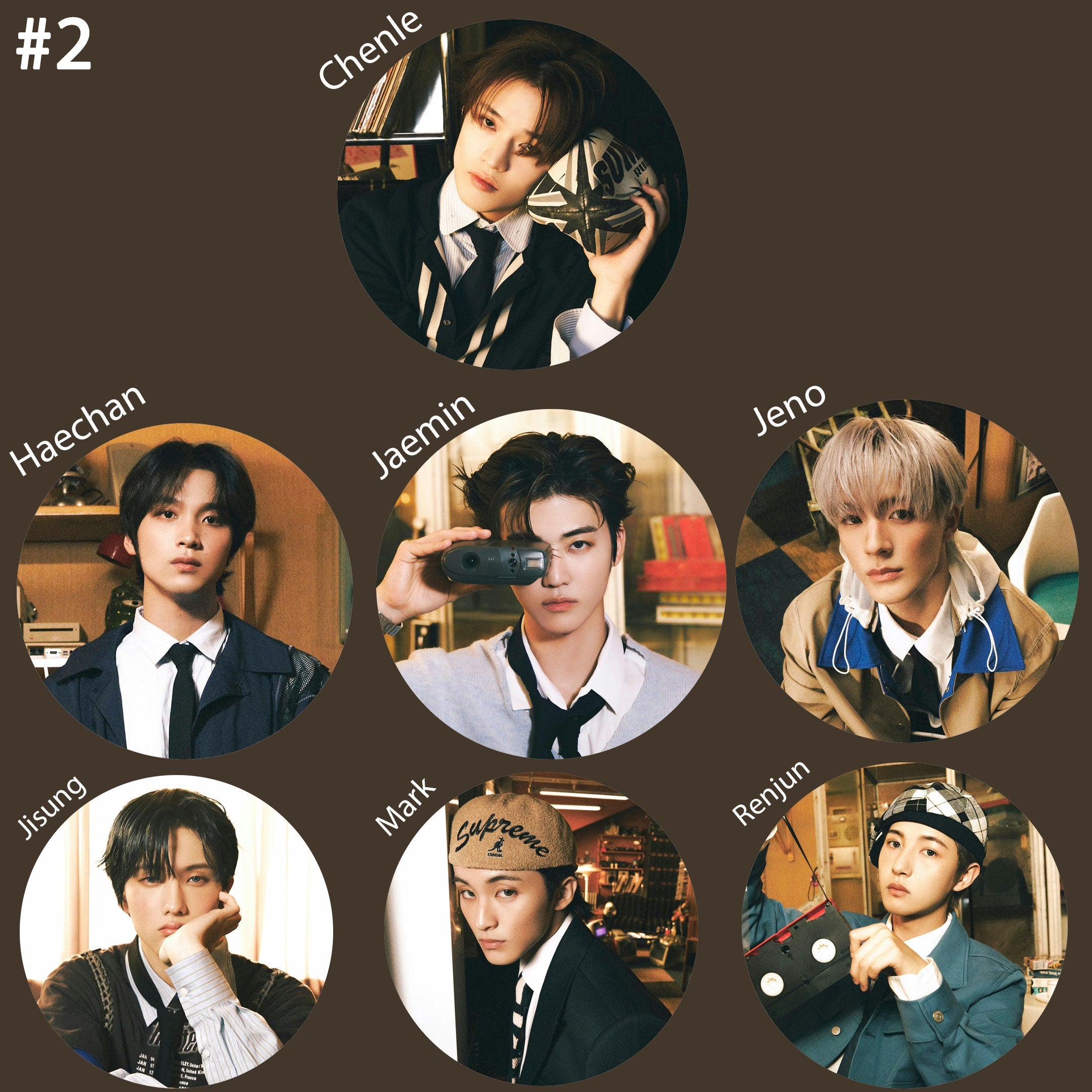 NCT Dream "ISTJ" Pinback Buttons / Kpop Buttons / Kpop Bias Pin