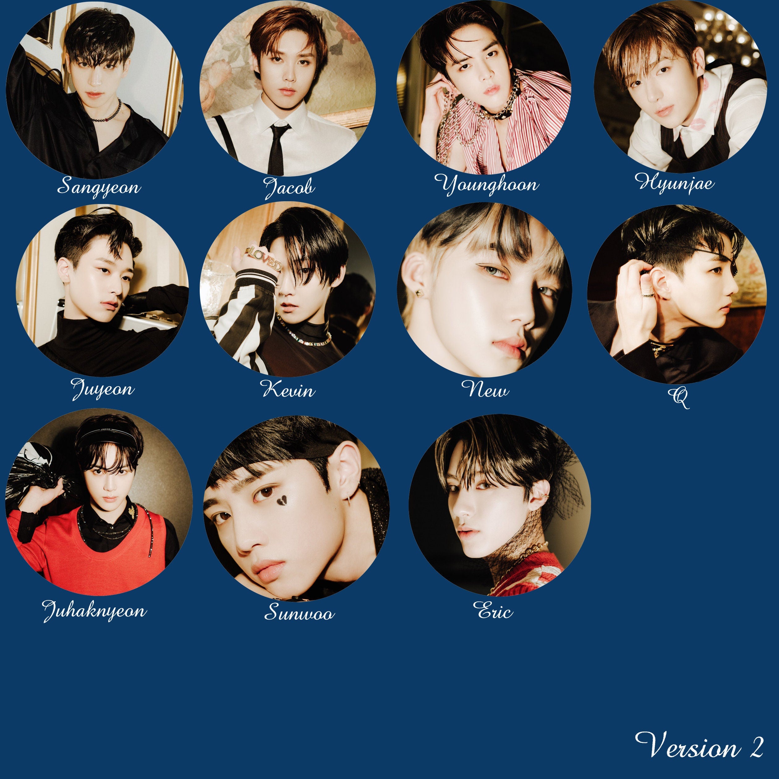 The Boyz "Chase" Non-Transparent Fan / Picket / Image Picket / Kpop Bias Picket / Kpop Bias Flag / Kpop Name Sign