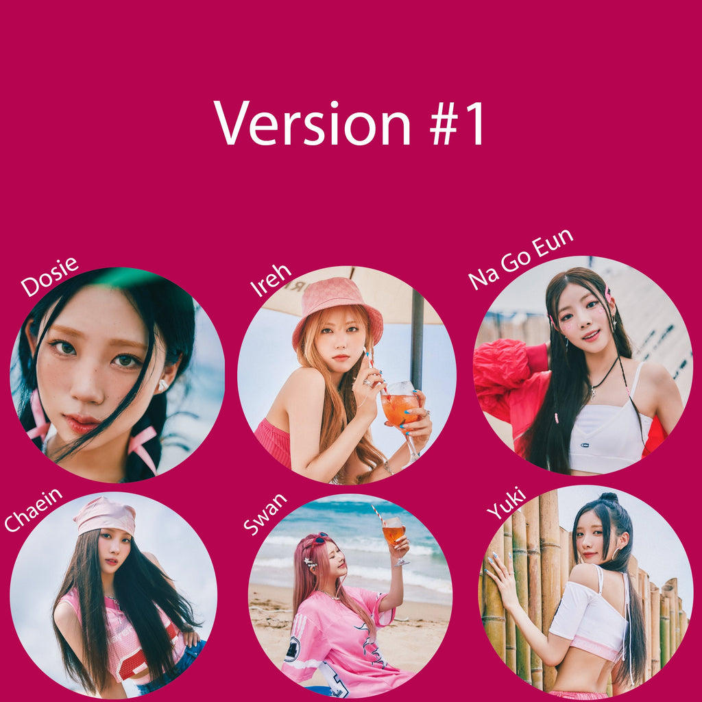 Purple Kiss "FESTA" Pinback Buttons / Kpop Buttons / Kpop Bias Pin