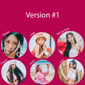 Purple Kiss "FESTA" Pinback Buttons / Kpop Buttons / Kpop Bias Pin