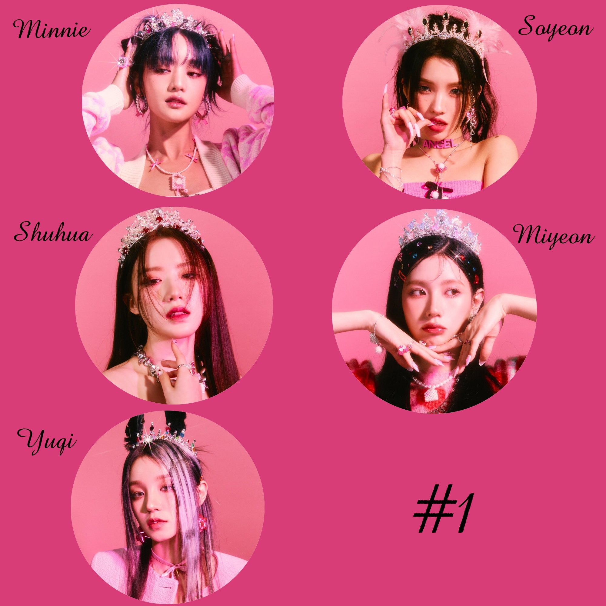i-dle "I Feel" Pinback Buttons / Kpop Buttons / Kpop Bias Pin