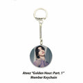 Ateez "GOLDEN HOUR : Part.1" Member Keychain / Kpop Bias Keychain / Kpop Merch