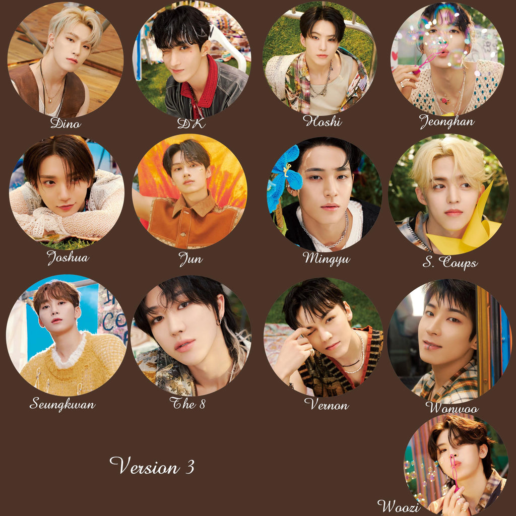 Seventeen "SEVENTEENTH HEAVEN" Magnets / Kpop Magnets / Kpop Merch