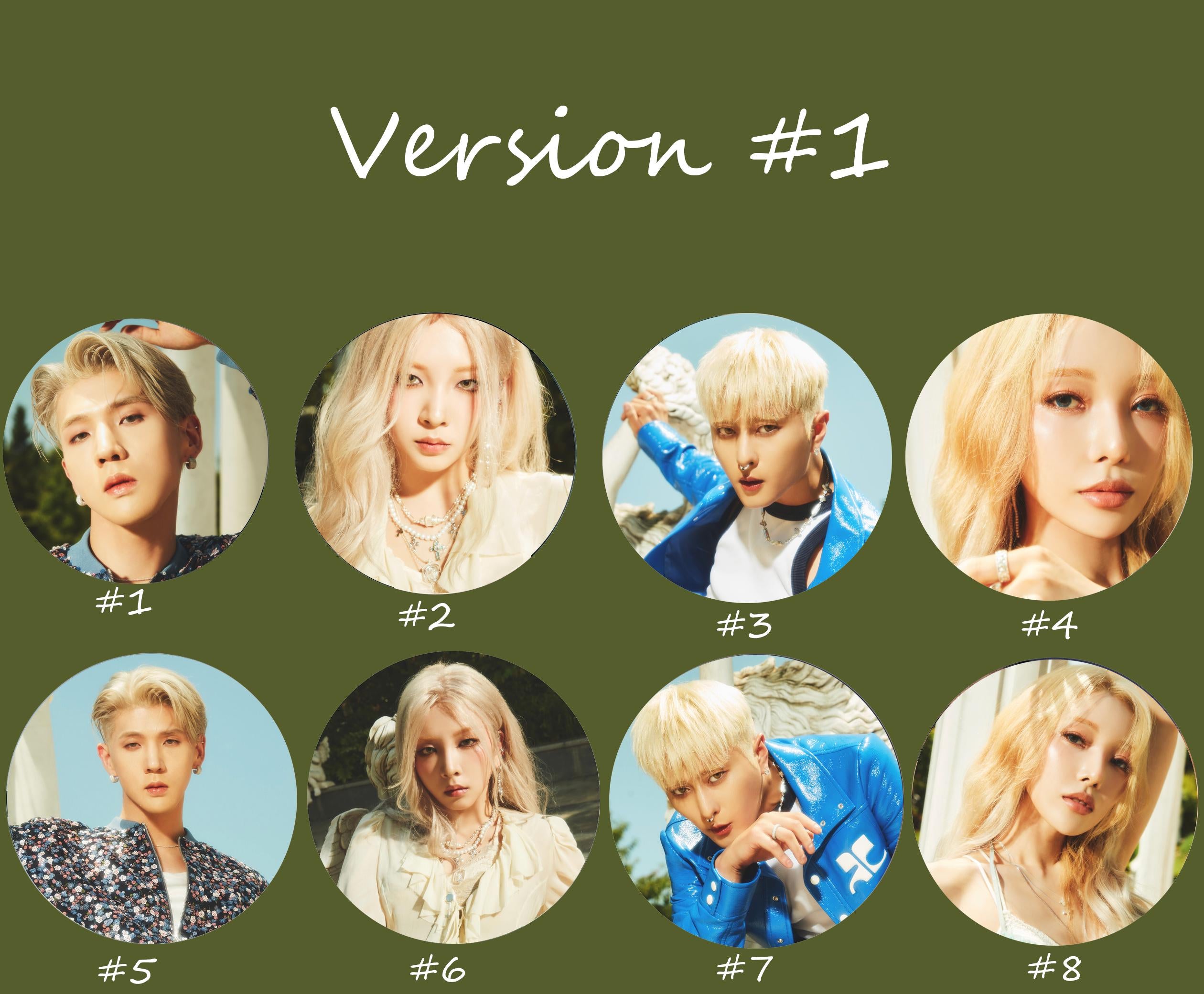 KARD "Where To Now? (Part.1 : Yellow Light)" Non-Transparent Fan / Picket / Image Picket / Kpop Bias Picket / Kpop Bias Flag / Kpop Name Sign
