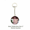 Ateez "GOLDEN HOUR : Part.2" Member Keychain / Kpop Bias Keychain / Kpop Merch