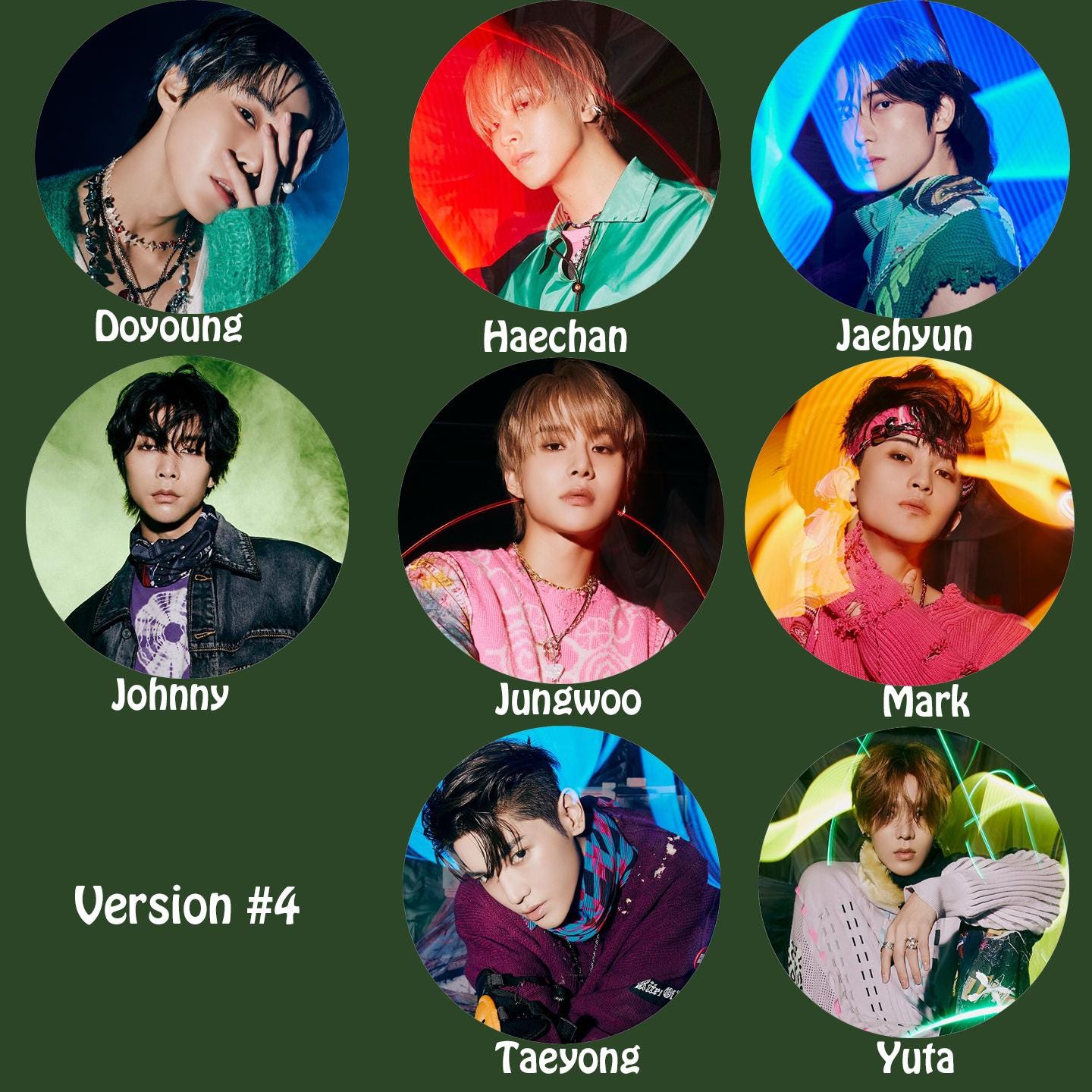 NCT127 "Favorite" Non-Transparent Fan / Picket / Image Picket / Kpop Bias Picket / Kpop Bias Flag / Kpop Name Sign