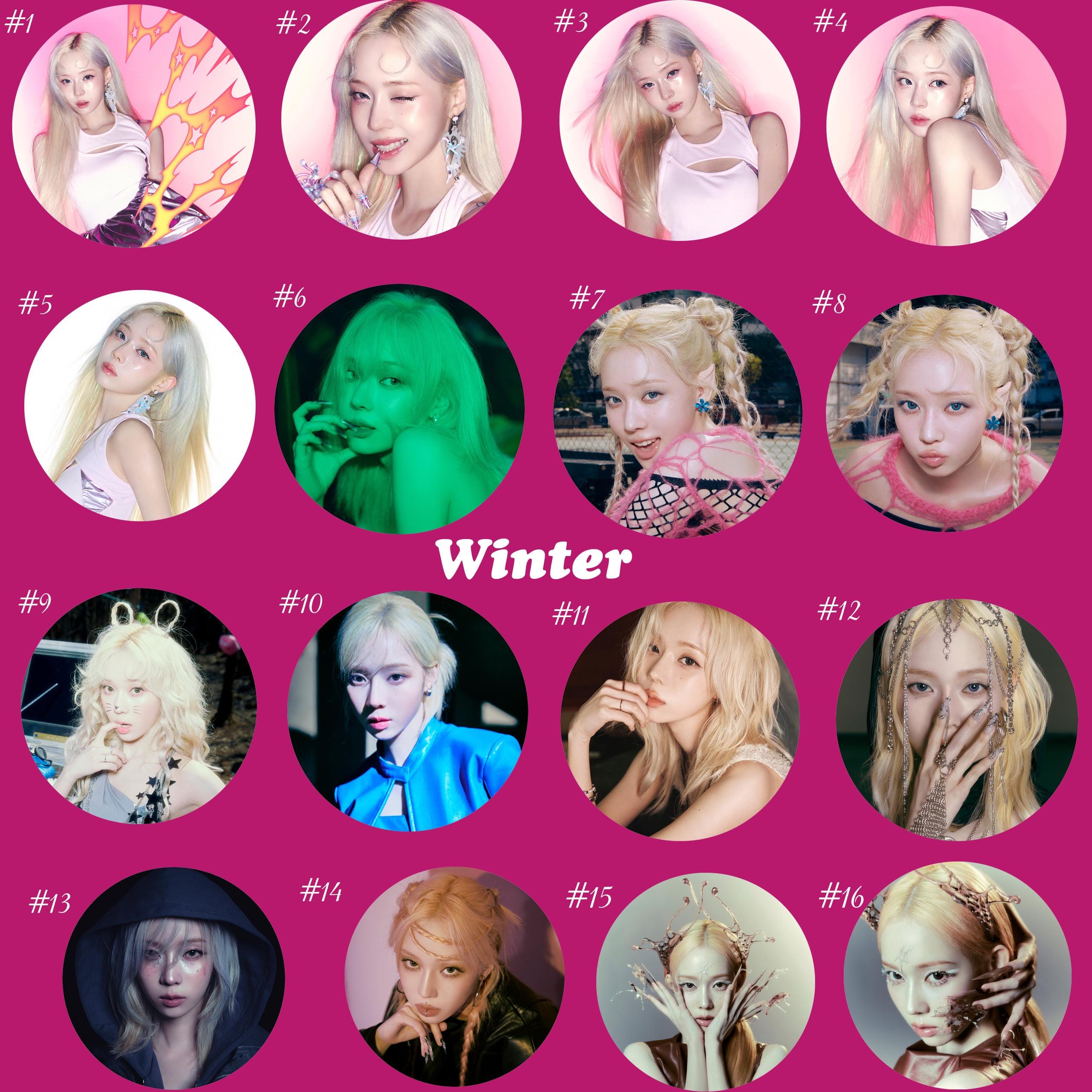 aespa "Armageddon" Pinback Buttons / Kpop Buttons / Kpop Bias Pin