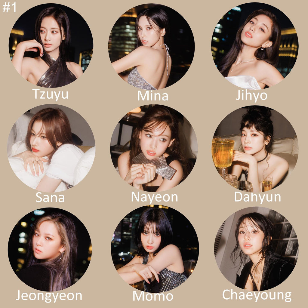 Twice "With YOU-th" / "I Got You" Pinback Buttons / Kpop Buttons / Kpop Bias Pin