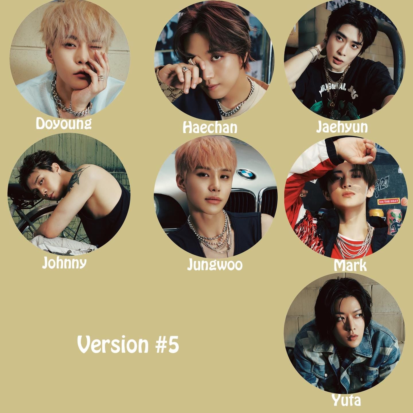 NCT127 "Walk" Pinback Buttons /  Kpop Buttons / Kpop Bias Pin