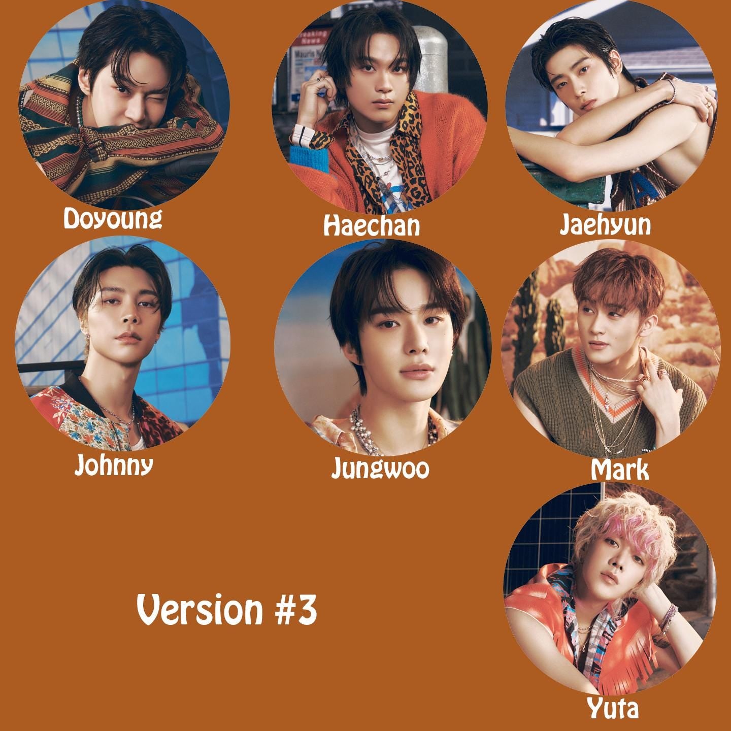 NCT127 "Walk" Pinback Buttons /  Kpop Buttons / Kpop Bias Pin