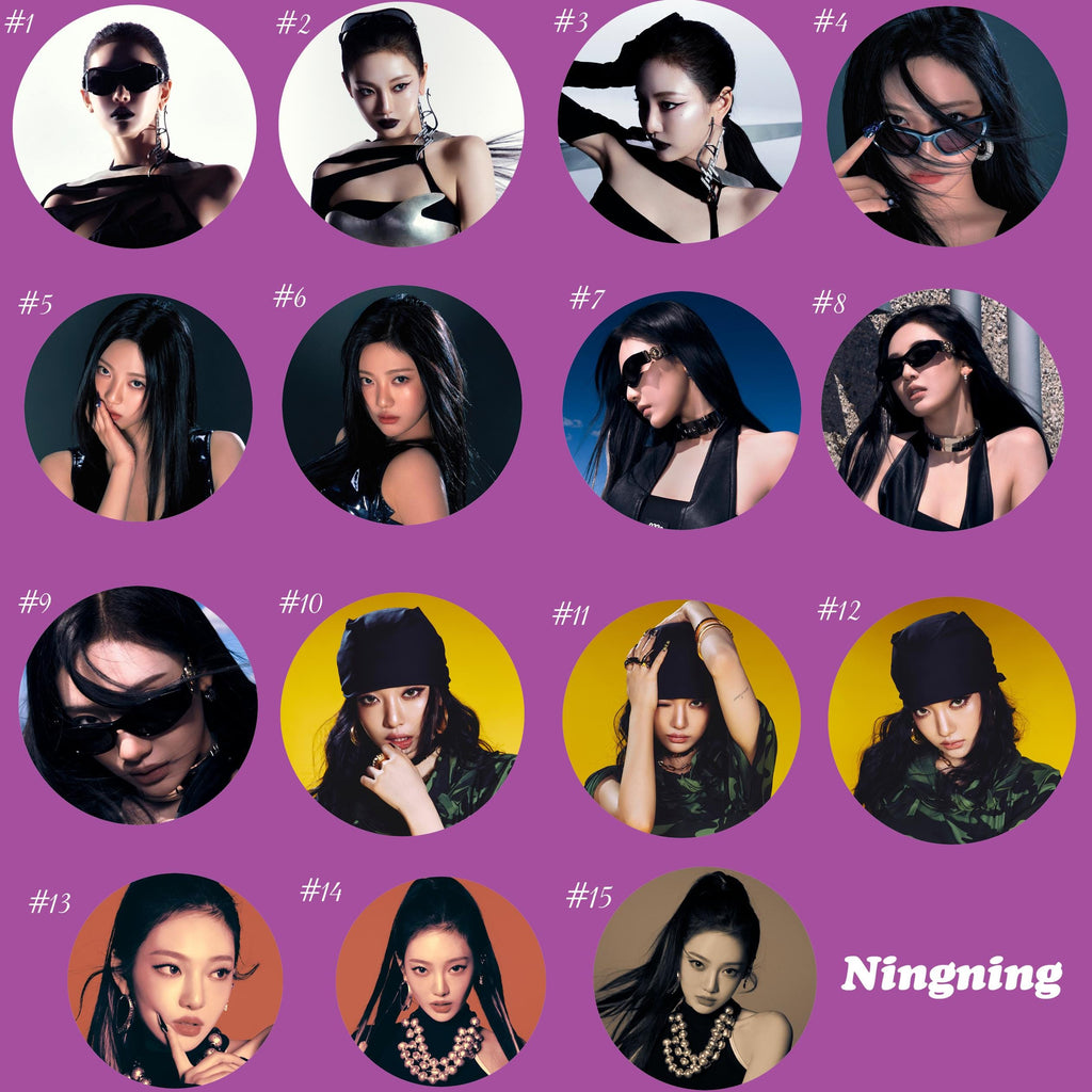 aespa "WHIPLASH" Pinback Buttons / Kpop Buttons / Kpop Bias Pin