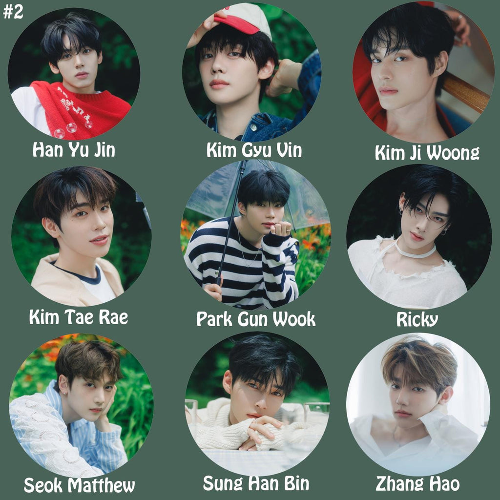ZEROBASEONE "Cinema Paradise" Pinback Buttons ZB1 / Kpop Buttons / Kpop Bias Pin