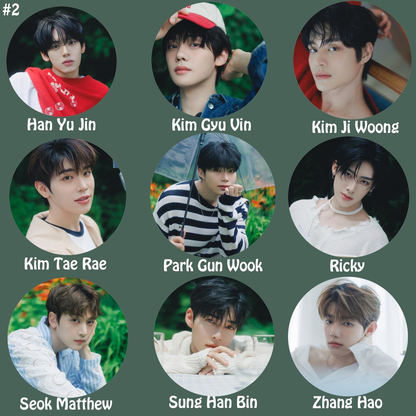 ZEROBASEONE "Cinema Paradise" Pinback Buttons ZB1 / Kpop Buttons / Kpop Bias Pin