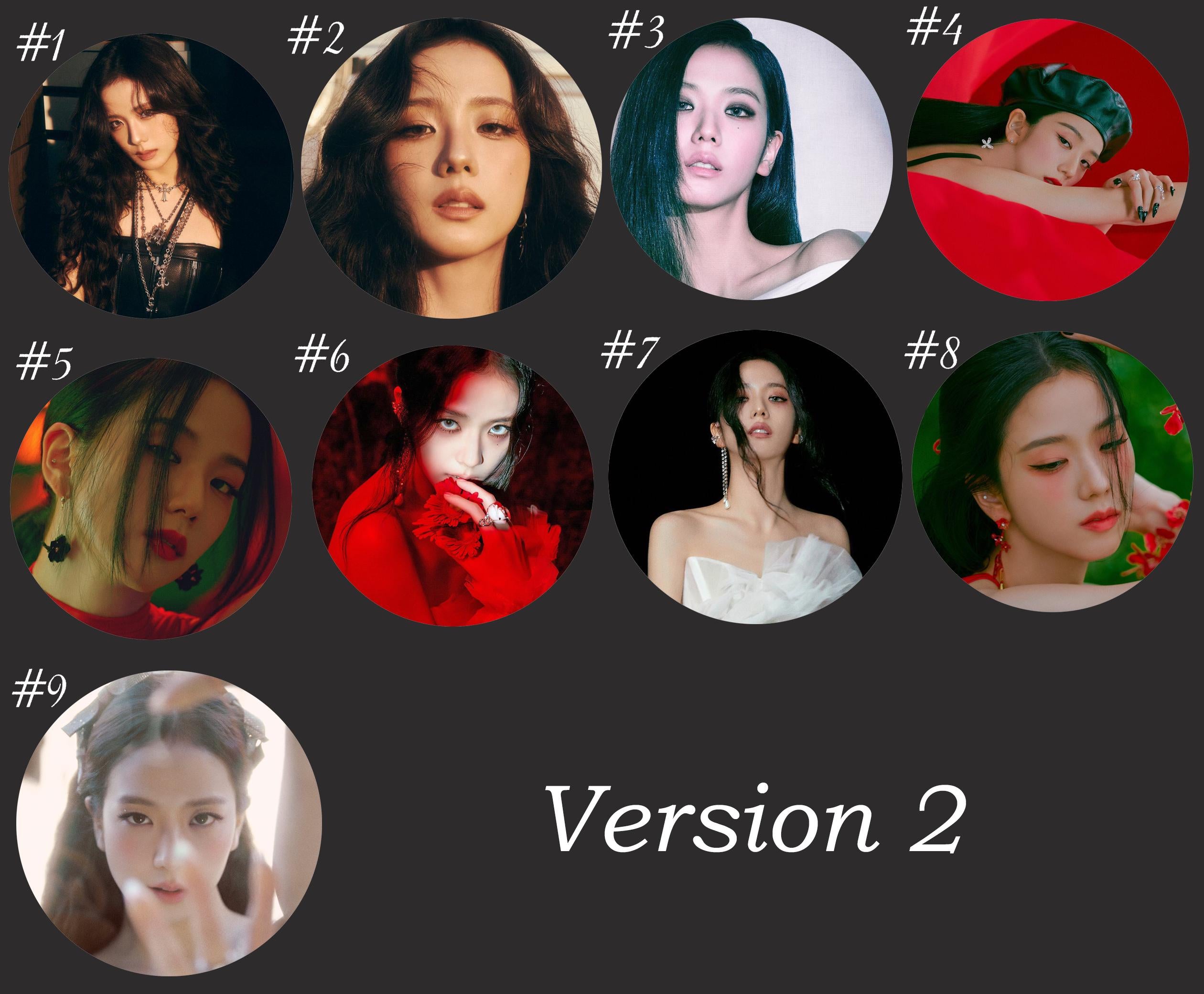 Jisoo "AMORTAGE" / "Me" Pinback Buttons / Kpop Buttons / Kpop Bias Pin
