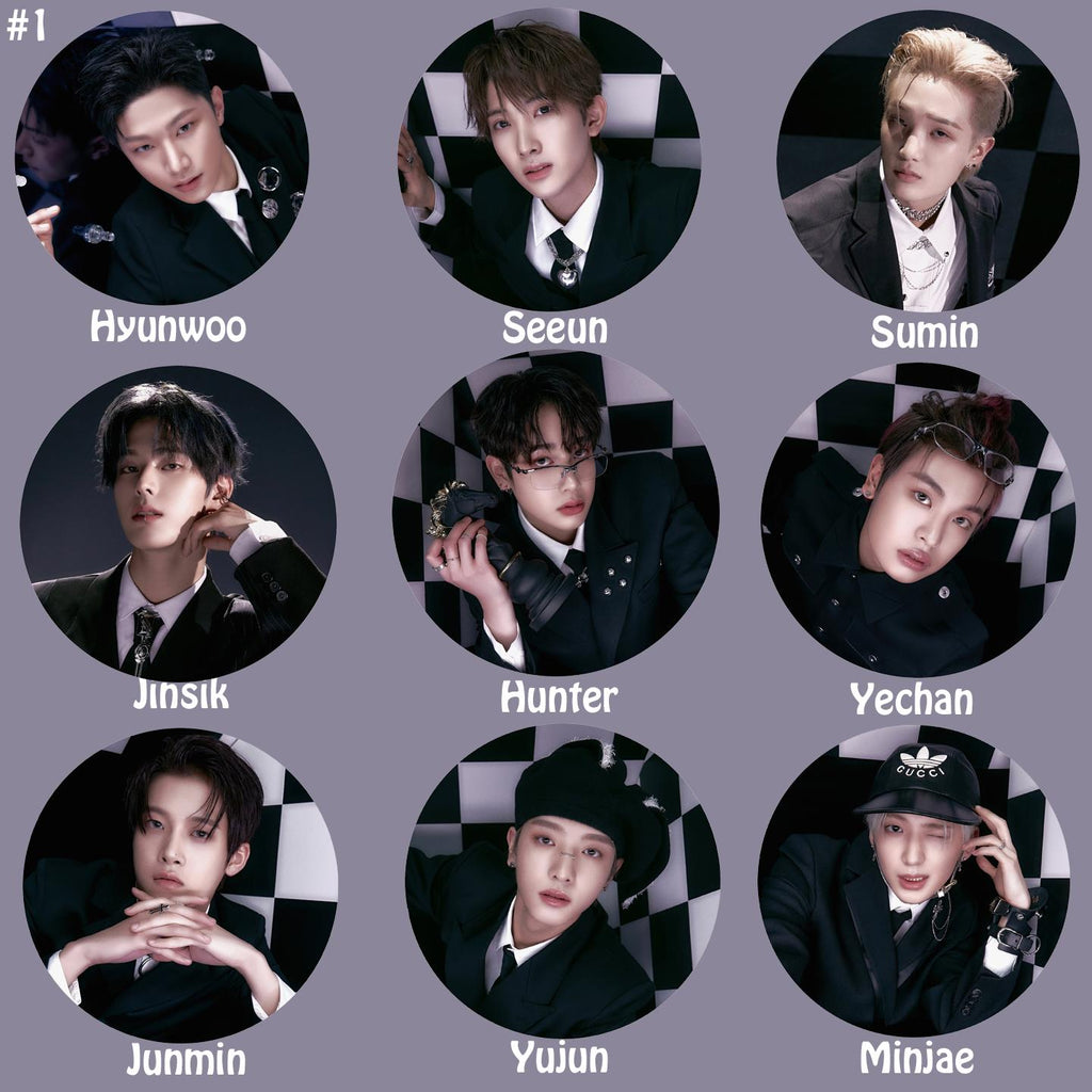 xikers "House of Tricky : Trial And Error" Pinback Buttons / Kpop Buttons / Kpop Bias Pin
