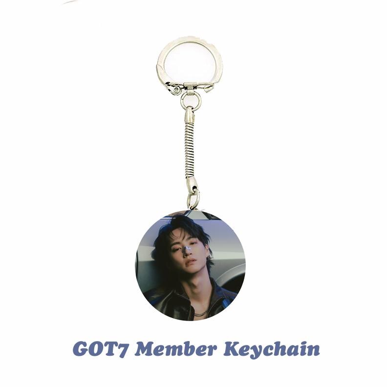 GOT7 "Winter Heptagon" Member Keychain / Kpop Bias Keychain / Kpop Merch