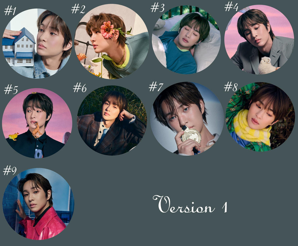 ONEW "Connection" / "Flow" Pinback Buttons / Kpop Buttons / Kpop Bias Pin