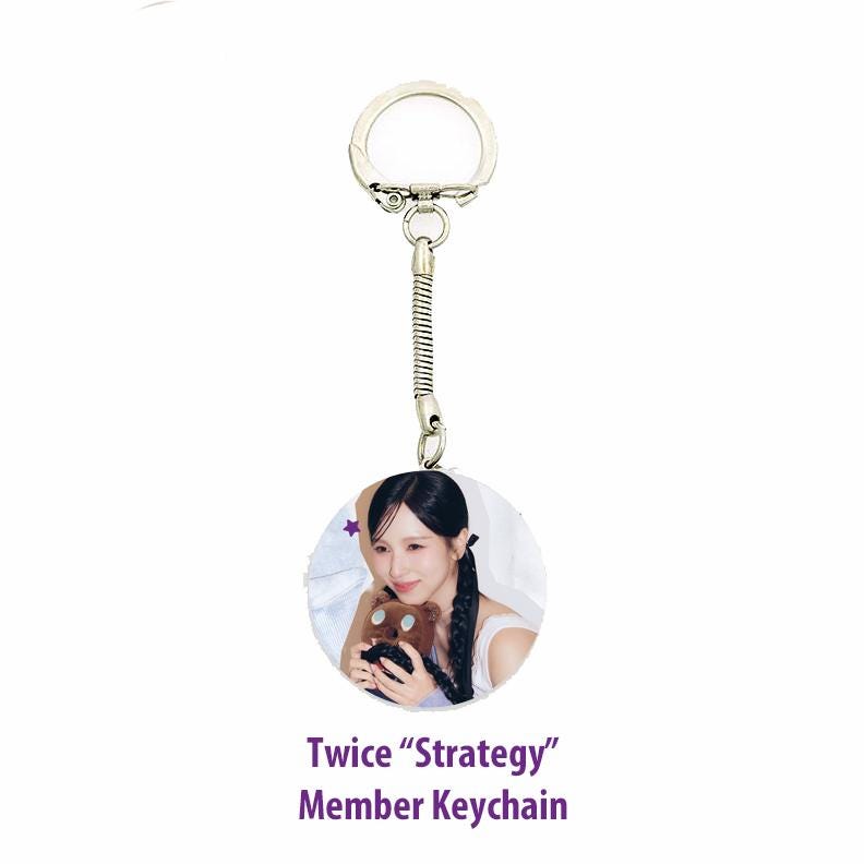 Twice "Strategy" Member Keychain / Kpop Bias Keychain / Kpop Merch