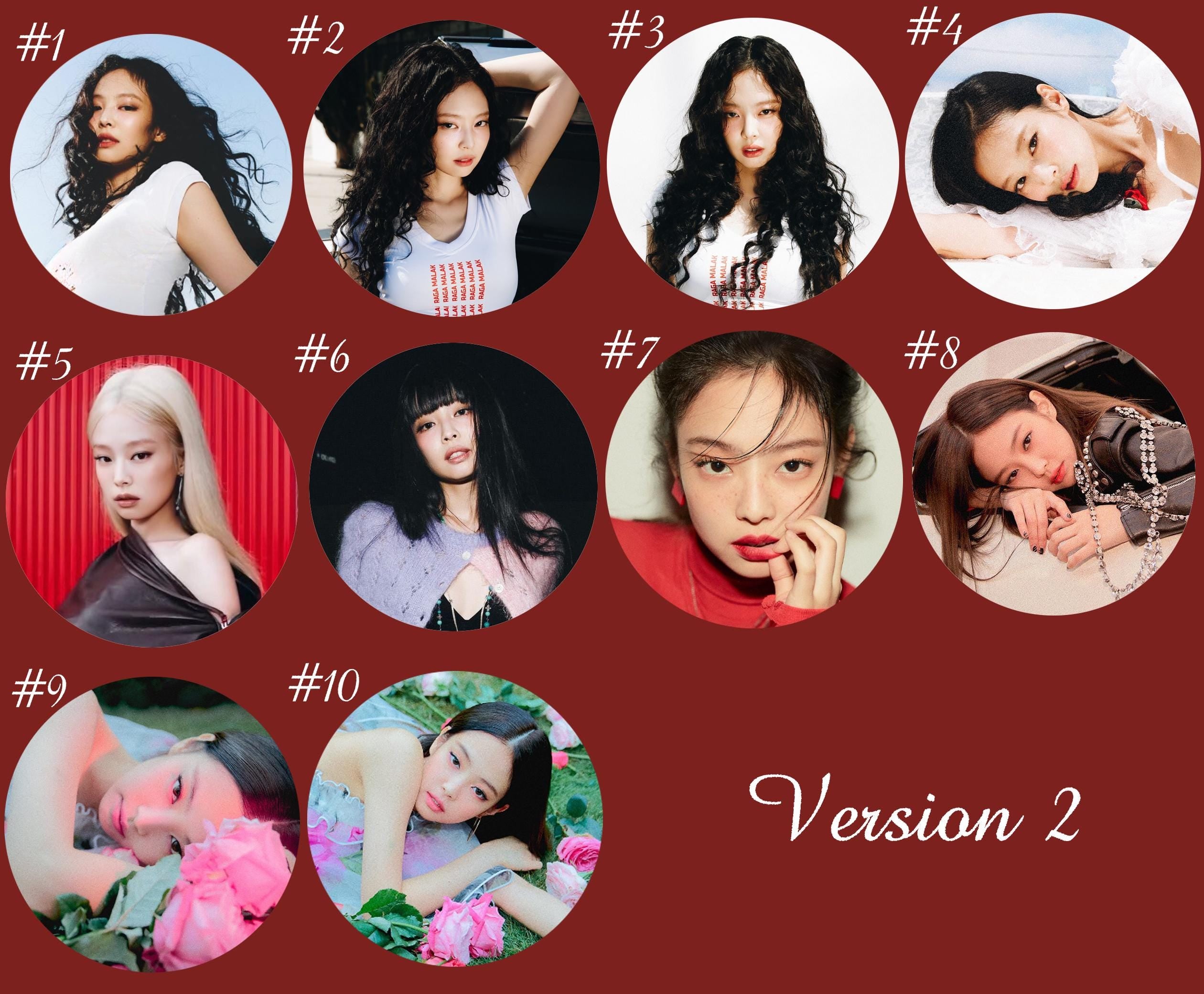 Jennie "Ruby" / "SOLO" Pinback Buttons / Kpop Buttons / Kpop Bias Pin