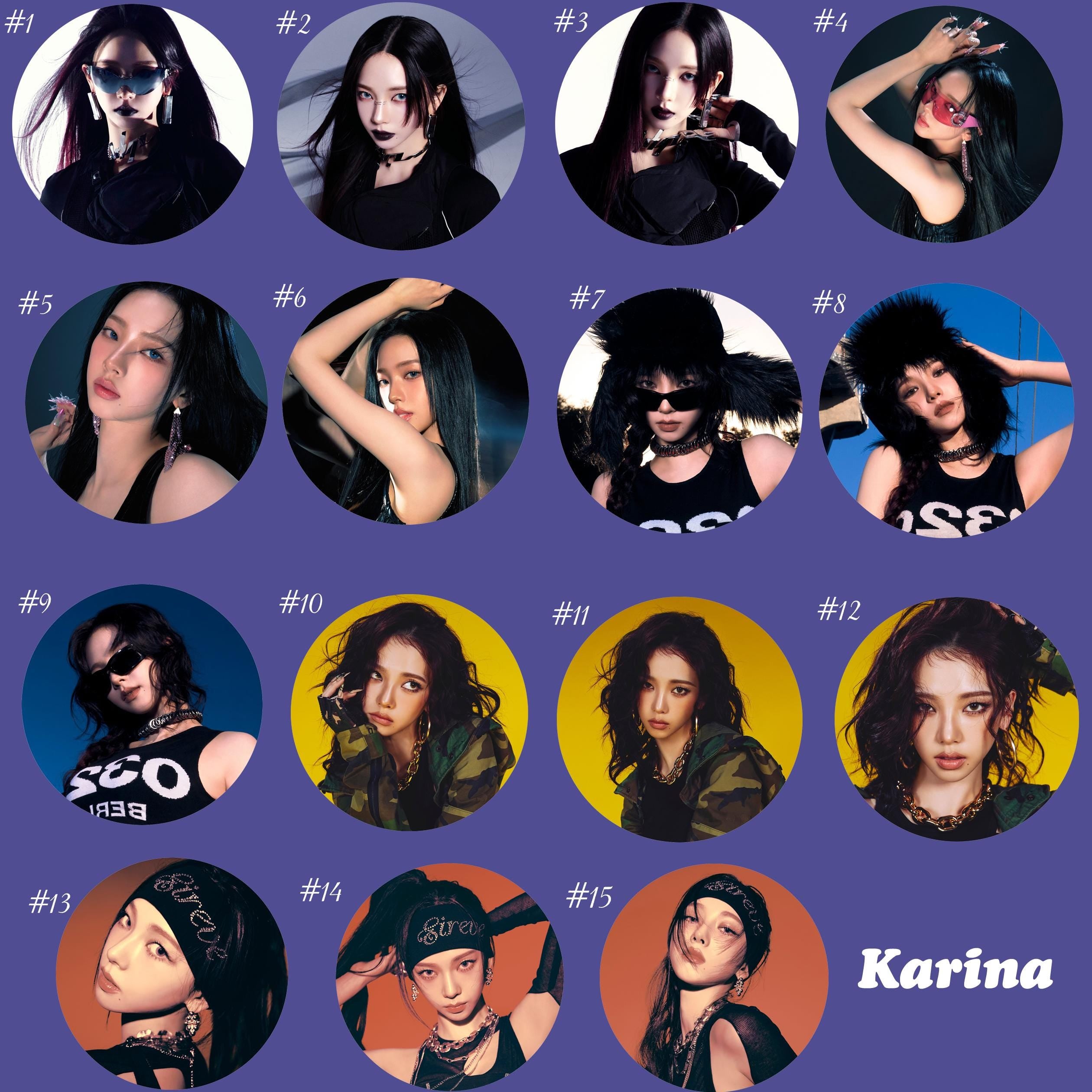 aespa "WHIPLASH" Non-Transparent Fan / Picket / Image Picket / Kpop Bias Picket / Kpop Bias Flag / Kpop Name Sign