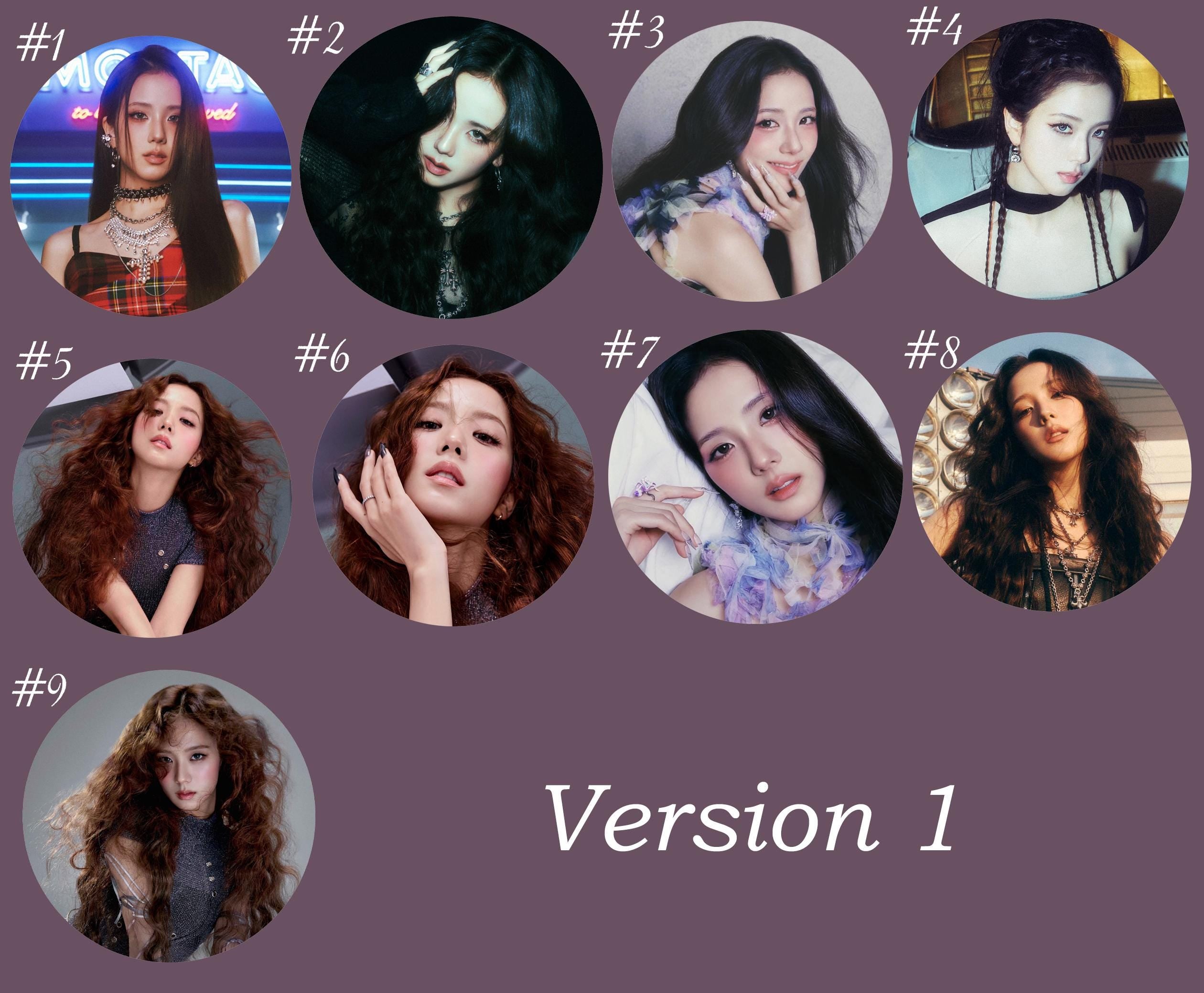 Jisoo "AMORTAGE" / "Me" Pinback Buttons / Kpop Buttons / Kpop Bias Pin