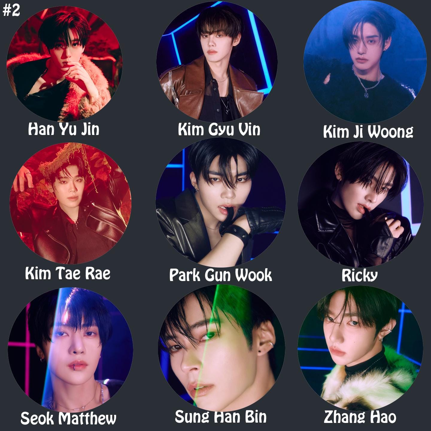 ZEROBASEONE "Blue Paradise" Pinback Buttons ZB1 / Kpop Buttons / Kpop Bias Pin