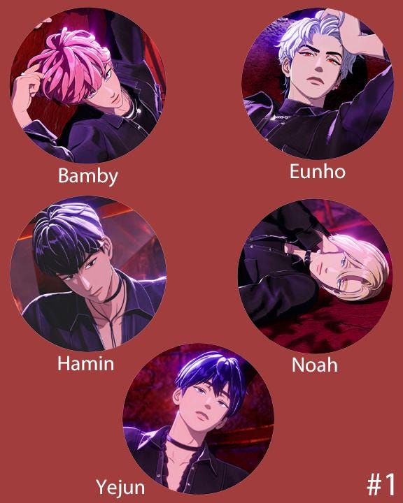 PLAVE "Caligo Pt.1" Pinback Buttons / Kpop Buttons / Kpop Bias Pin