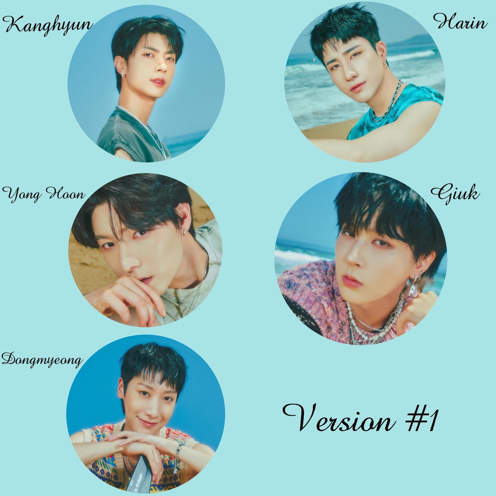 ONEWE "OFF ROAD" Non-Transparent Fan / Picket / Image Picket  Kpop Bias Keychain / Kpop Merch