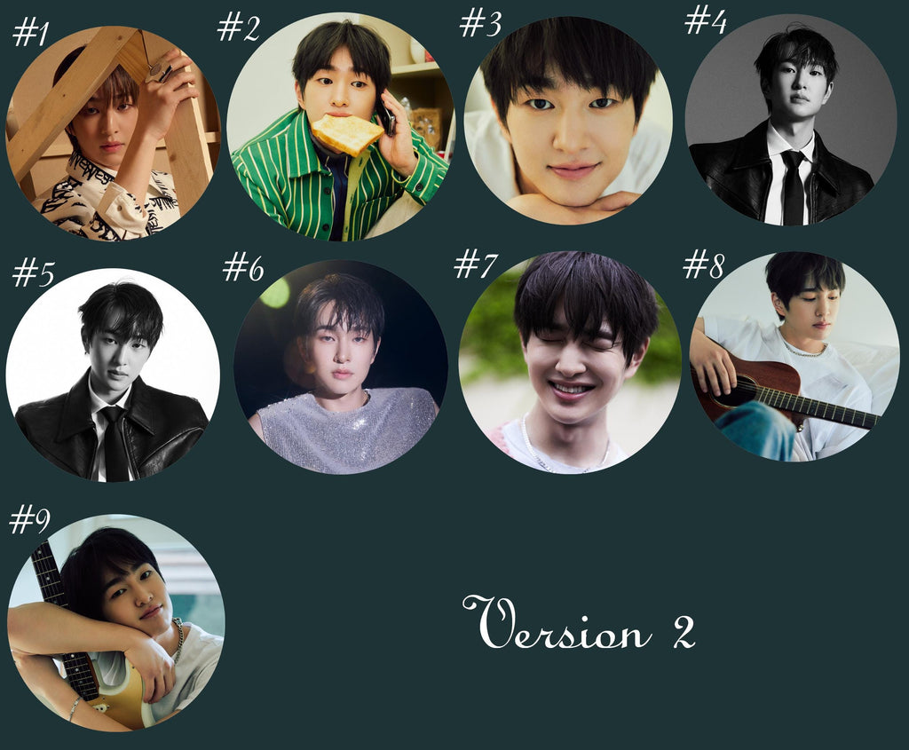 ONEW "Connection" / "Flow" Pinback Buttons / Kpop Buttons / Kpop Bias Pin
