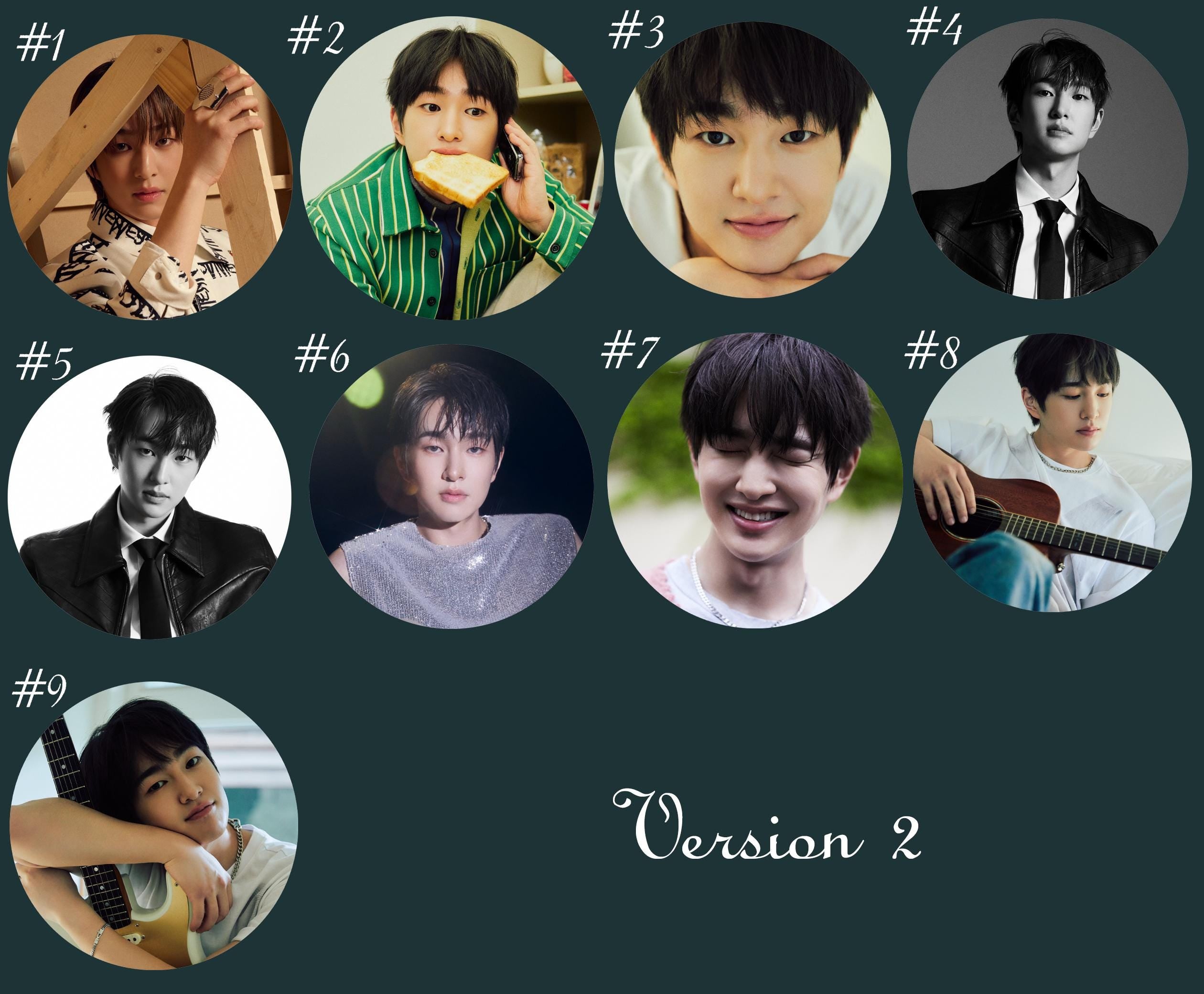ONEW "Connection" / "Flow" Pinback Buttons / Kpop Buttons / Kpop Bias Pin