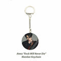 Ateez "Rock Will Never Die" Member Keychain / Kpop Bias Keychain / Kpop Merch