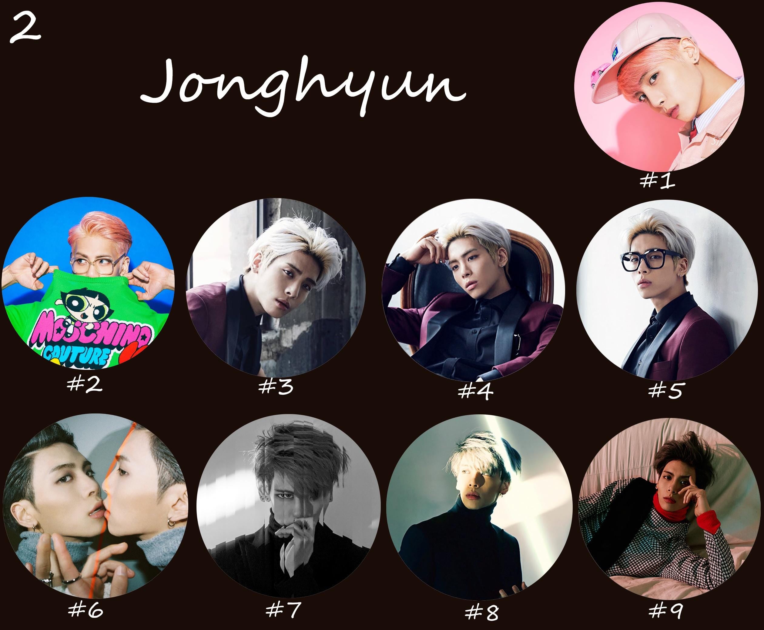 Jonghyun Magnets / Kpop Magnets / Kpop Merch