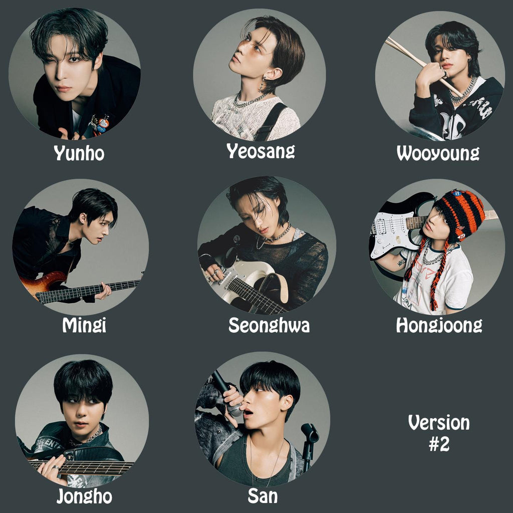Ateez "Rock Will Never Die" Member Keychain / Kpop Bias Keychain / Kpop Merch