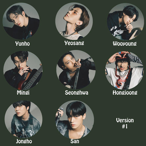 Ateez "Rock Will Never Die" Member Keychain / Kpop Bias Keychain / Kpop Merch