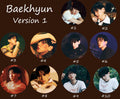 Baekhyun Pinback Buttons / Kpop Buttons / Kpop Bias Pin