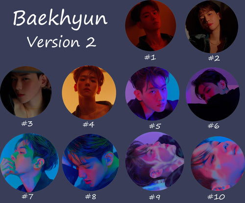 Baekhyun Pinback Buttons / Kpop Buttons / Kpop Bias Pin