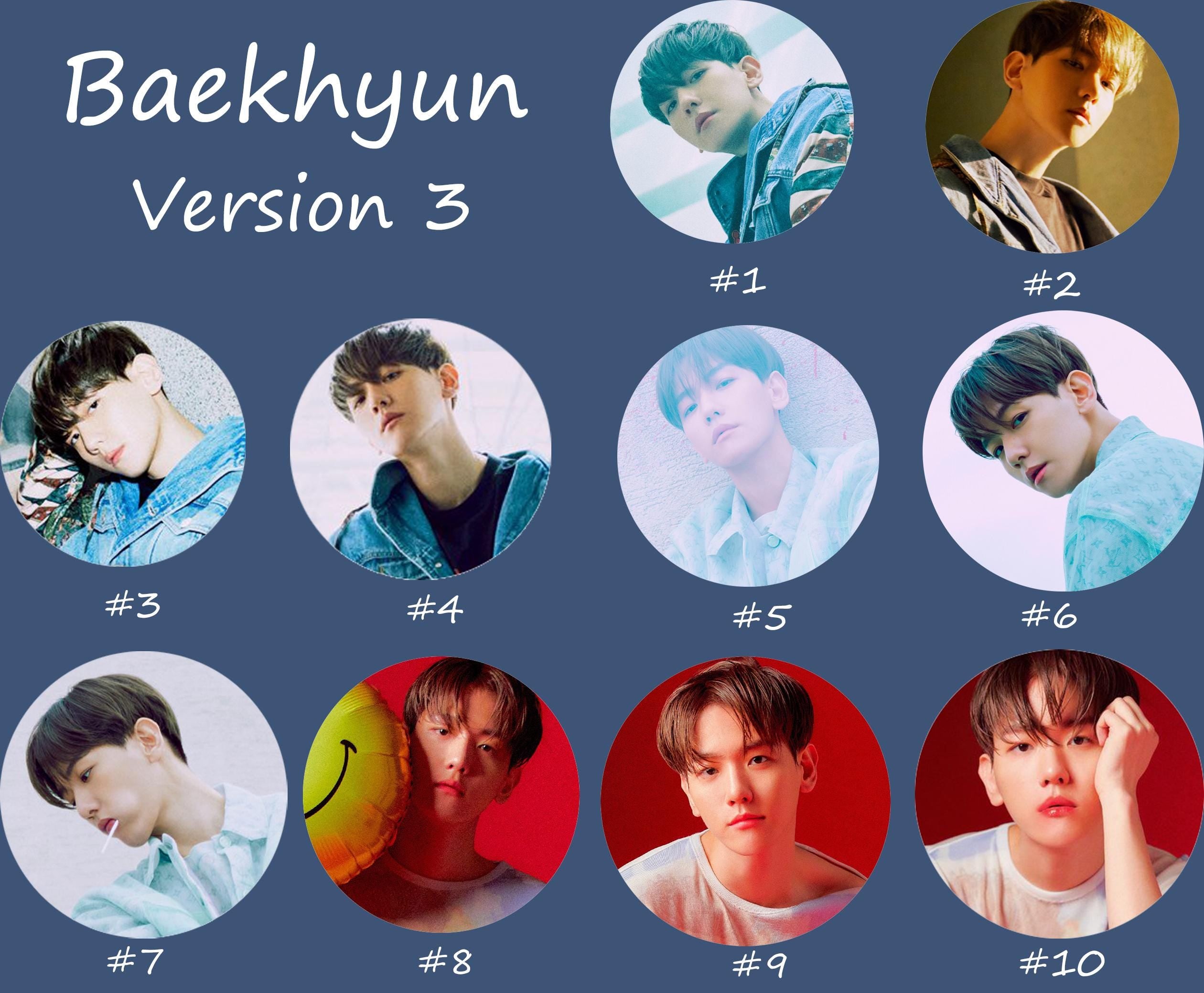 Baekhyun Magnets / Kpop Magnets / Kpop Merch