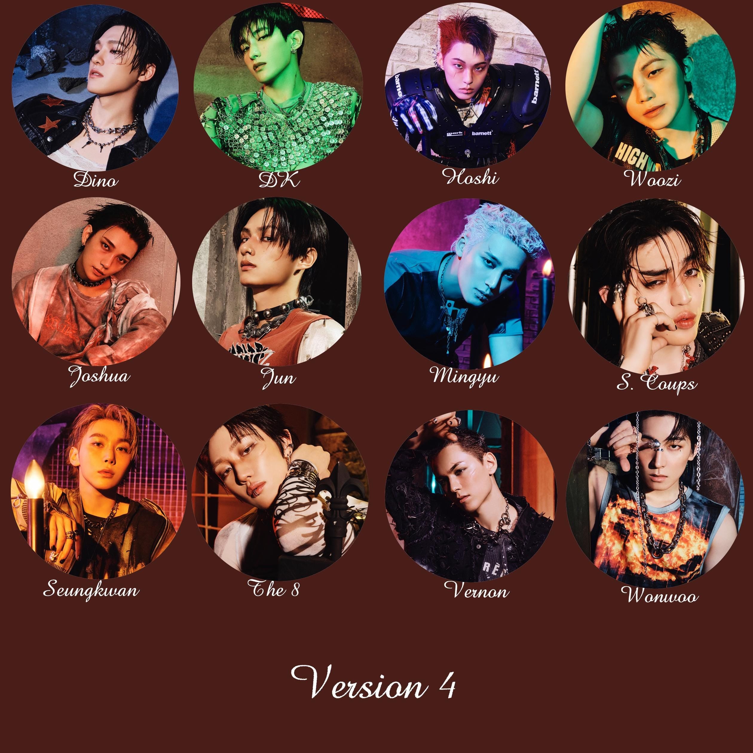 Seventeen "Happy Burstday" Magnets / Kpop Magnets / Kpop Merch