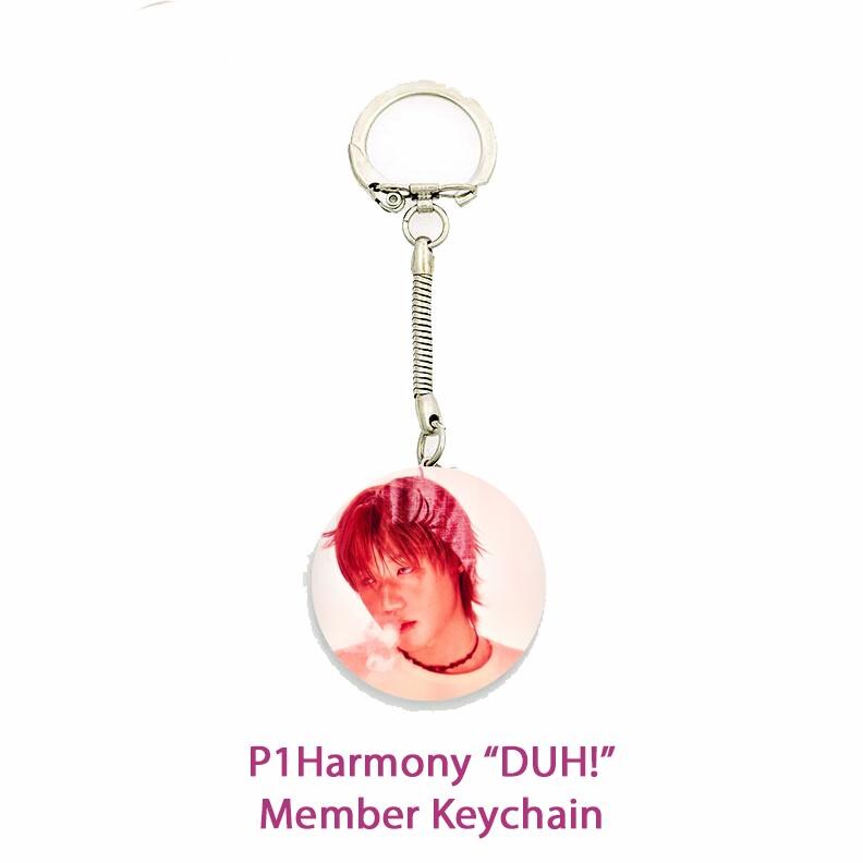 P1Harmony "DUH!" Member Keychain / Kpop Bias Keychain / Kpop Merch