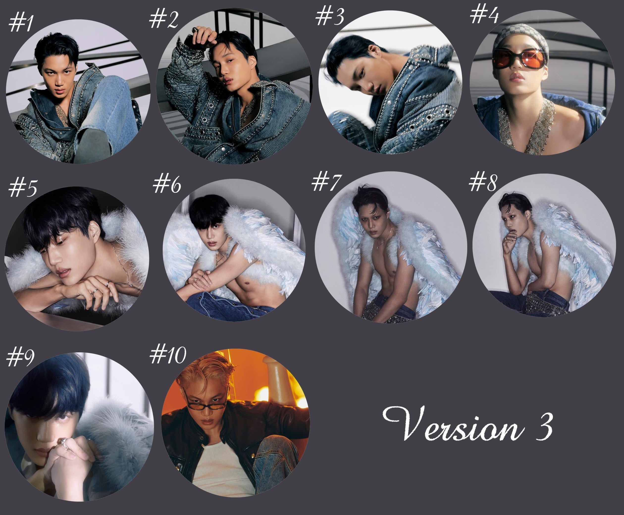 EXO Kai "Adult Swim/Wait On Me" / "Rover" Magnets / Kpop Magnets / Kpop Merch